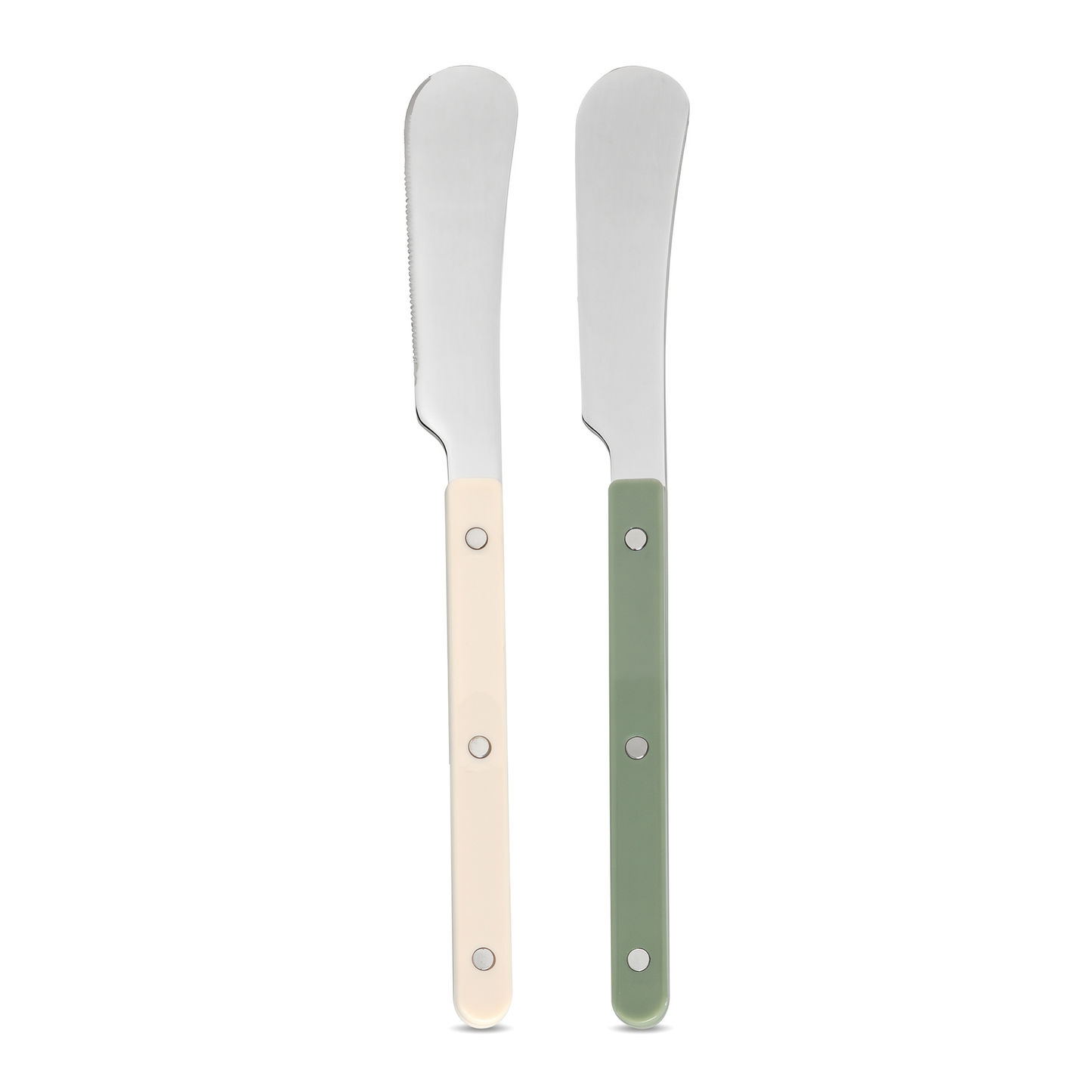 YUKO Smart 2-Pack Stainless Steel Butter Spreader Knife Set