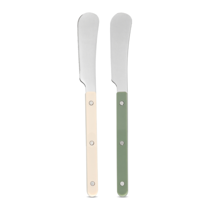 YUKO Smart 2-Pack Stainless Steel Butter Spreader Knife Set