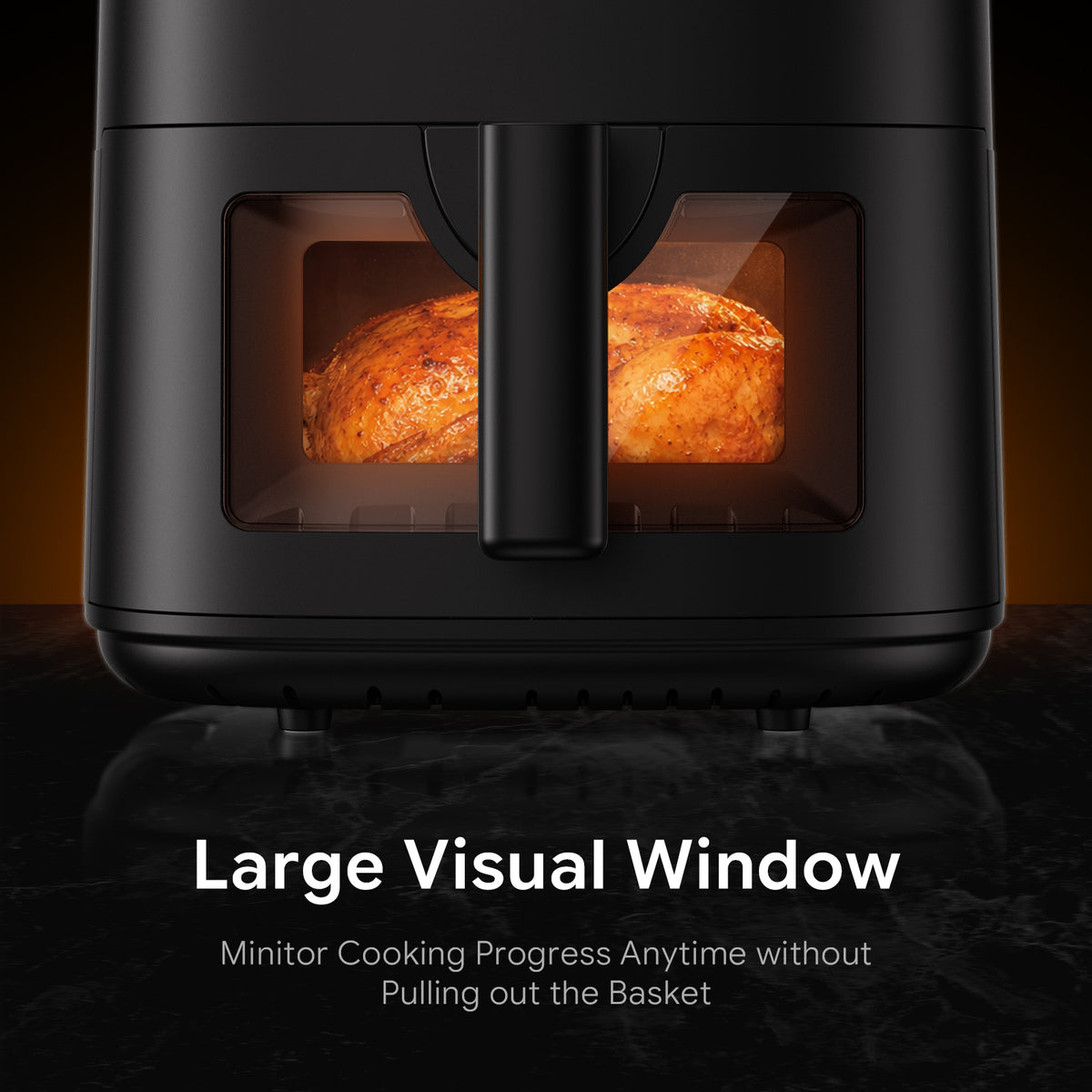 YUKO Smart 6.3QT LCD Touchscreen Air Fryer